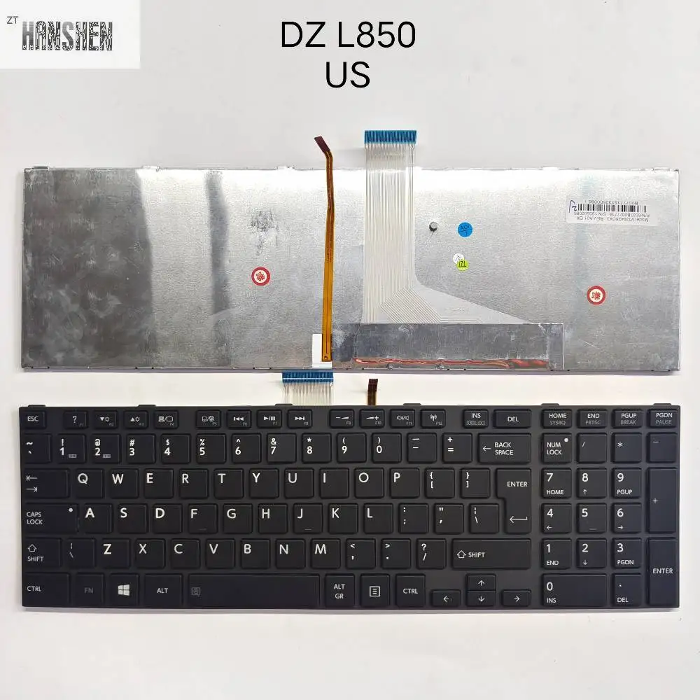 

Клавиатура для ноутбука TOSHIBA SATELLITE C850 C850D C855 C855D L850 L850D L855 L855D L870 L870D