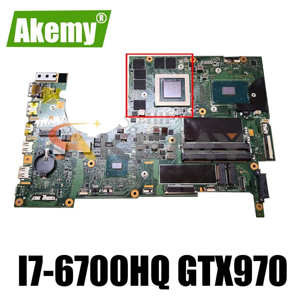 

Материнская плата для ноутбука ACER Predator 15 G9-591 G9-591R G9000, P5NCN P7NCN, материнская плата со стандартным графическим процессором GTX970 3 ГБ