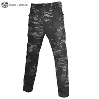 han wild softshell pants tactical camouflage men military casual cargo pants breathable windproof trousers hiking climbing