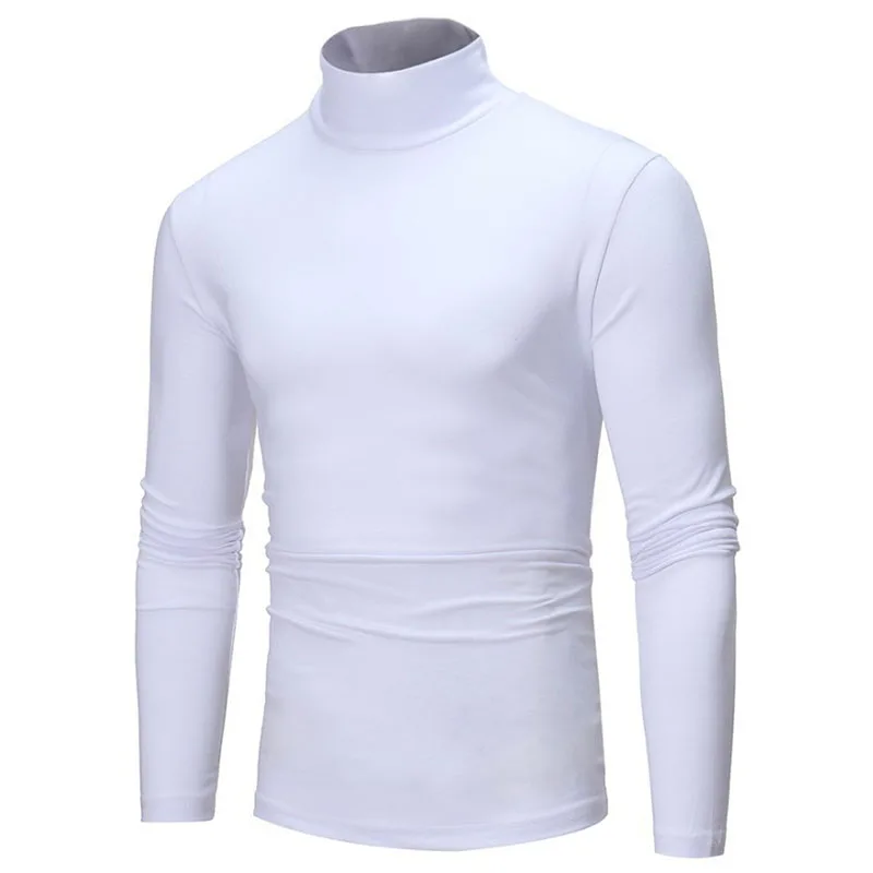 

Мужская зимняя терморубашка с высоким воротником и длинным рукавом