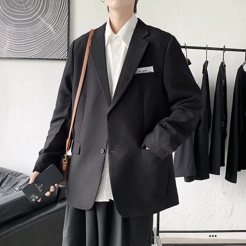Streetwear Loose Versatile Man Women Blazers Outerwear Fashion Male Cardigans