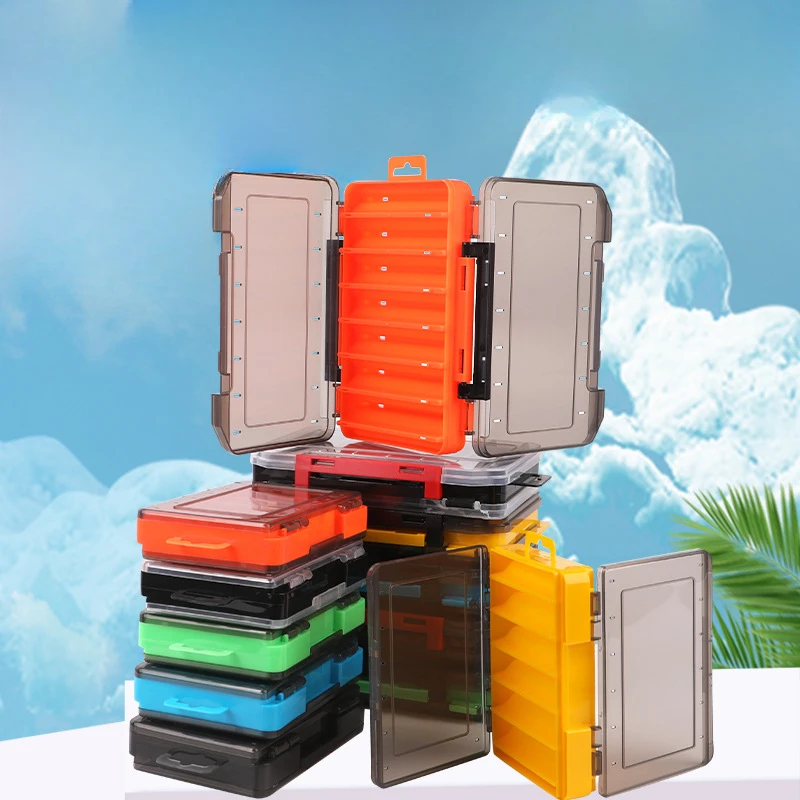 Двусторонняя Коробка Для Рыболовных Приманок Двухслойный Чехол Инструментов