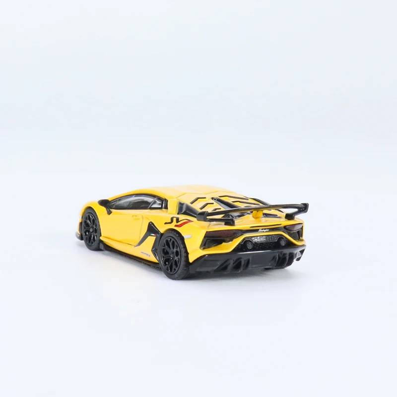 Модель автомобиля Lamborghini Aventador SVJ MINI GT 1:64 игрушки для мальчиков коллекция деталей