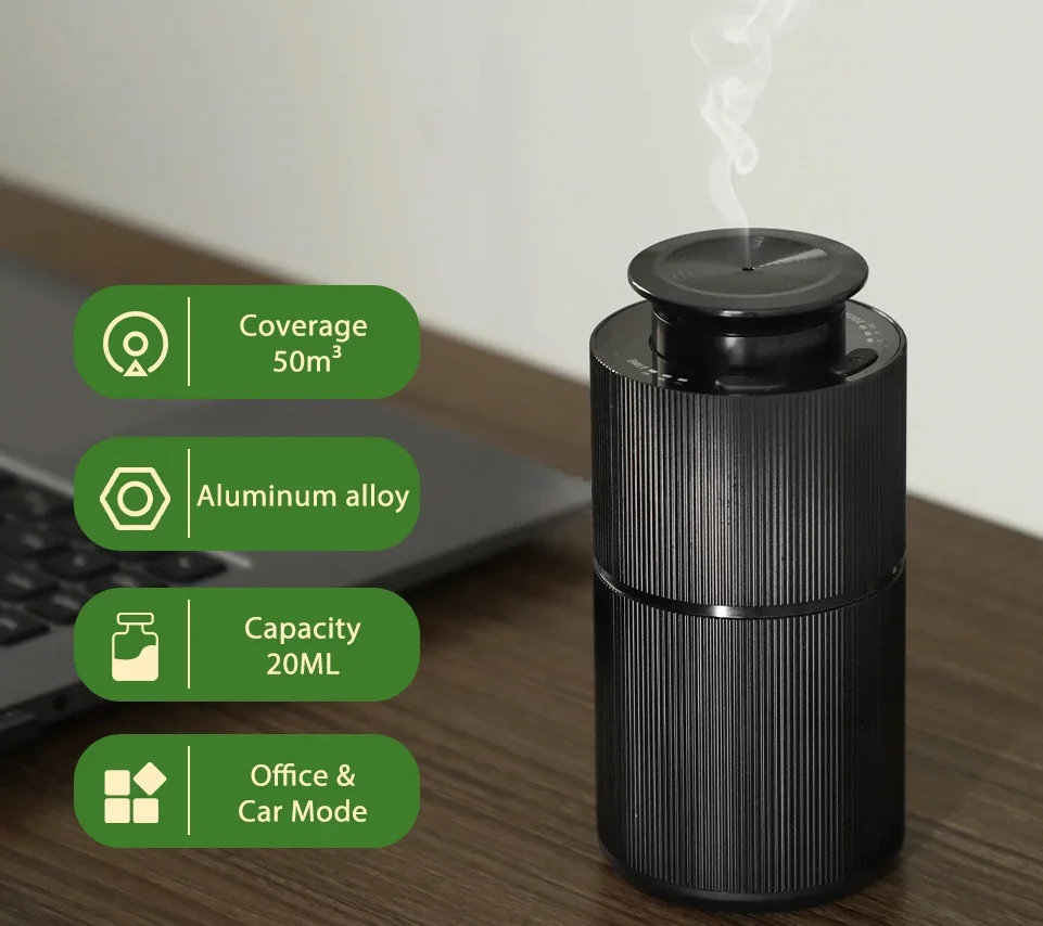 Диффузор для ароматерапии премиум-класса Namaste зарядка через USB материал из