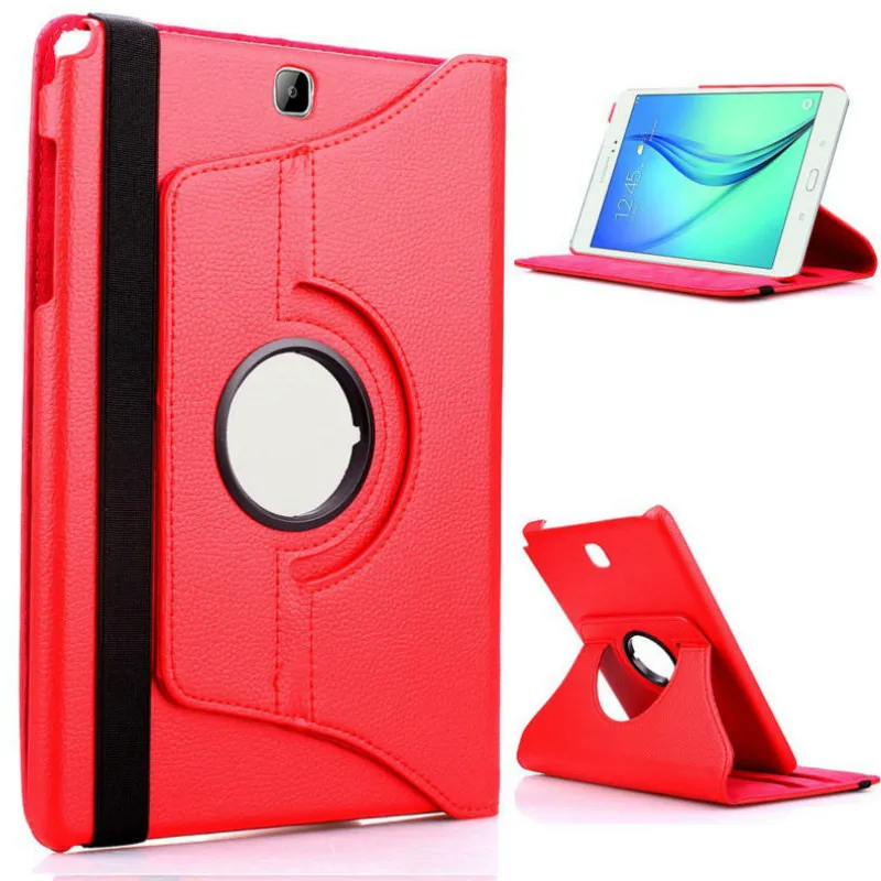 Tab S2 9.7 Inch T810 T815 Cover Case For Samsung Galaxy Tab S2 9.7 SM-T810 SM-T815 360 Rotating Flip PU Leather Tablet Case