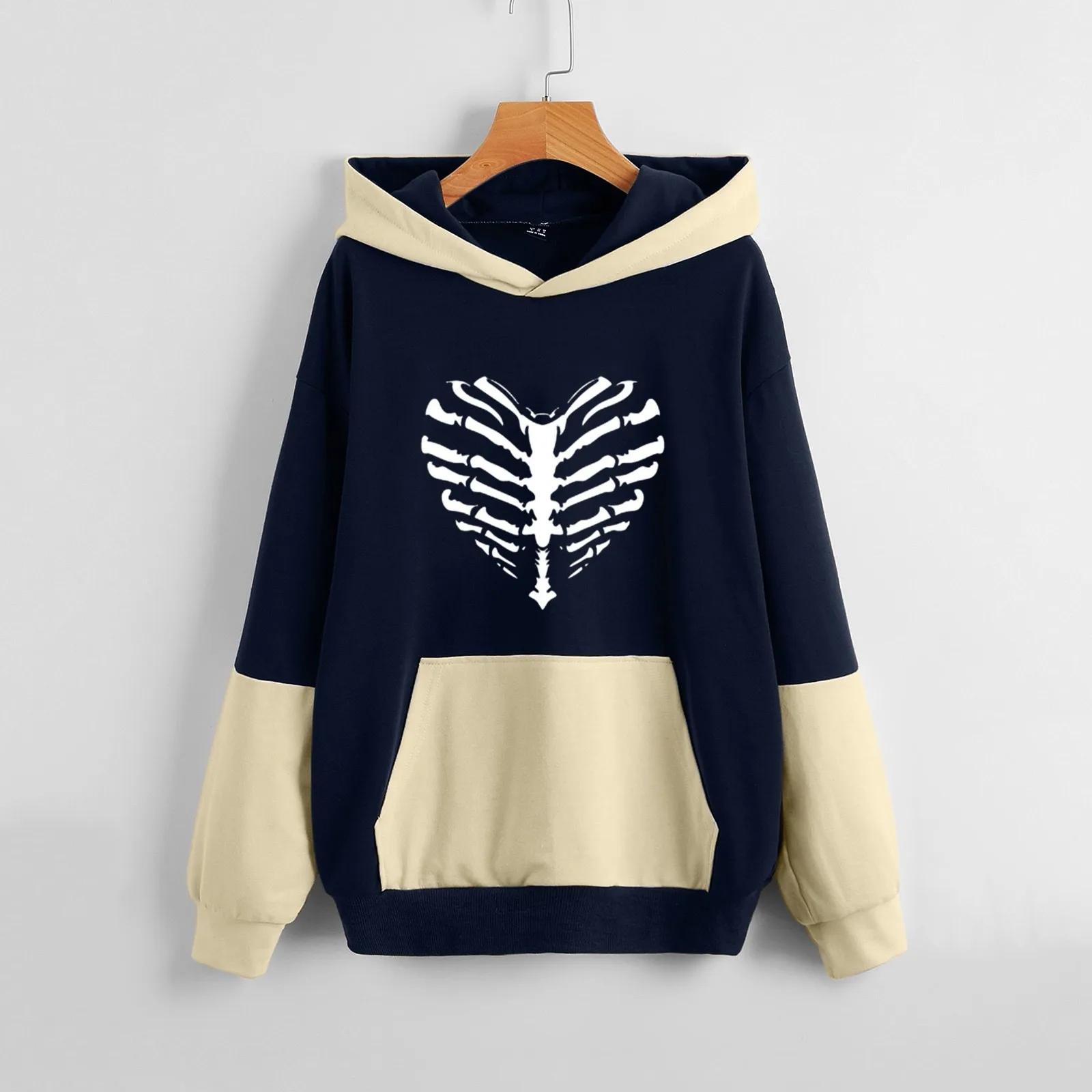 

Женская толстовка с капюшоном, Повседневная Туника с длинным рукавом и карманами