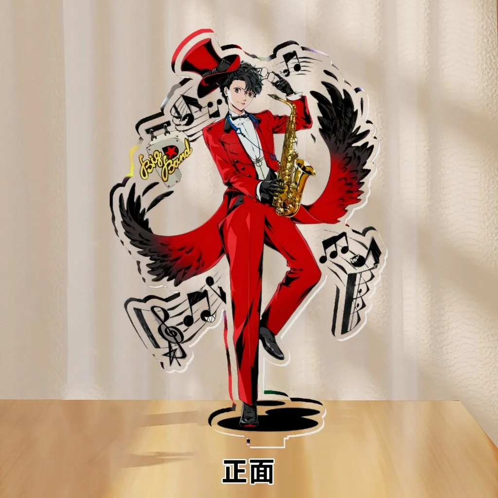 Фото Акриловая подставка-модель Persona 5, настольный декор, специальная коллекционная фигурка Big Band Concert, брелок с Амамия Рен, Футаба, Сакура №2