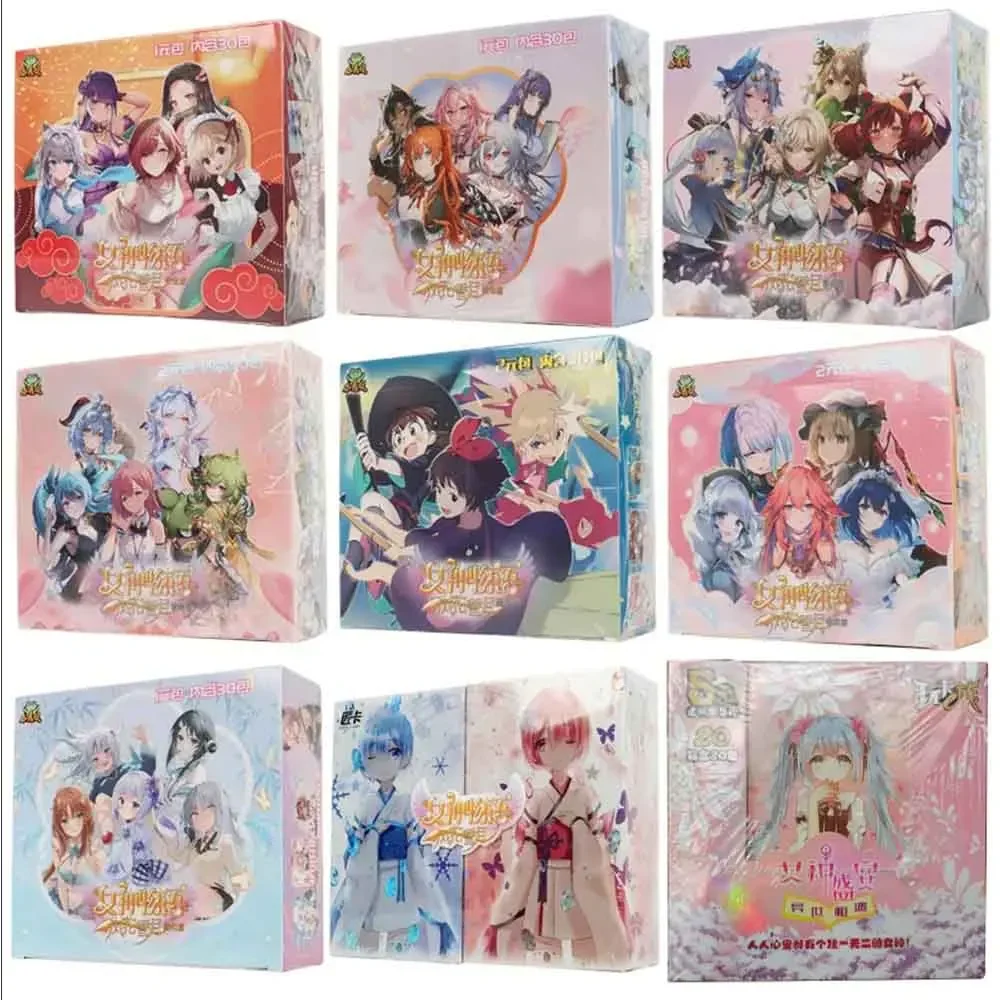 Goddess Story Cards Box Girl Party Card Rare Bronzing Flash Anime Hobby Collectiones Game Card Toys for Boys New Spot Goods
