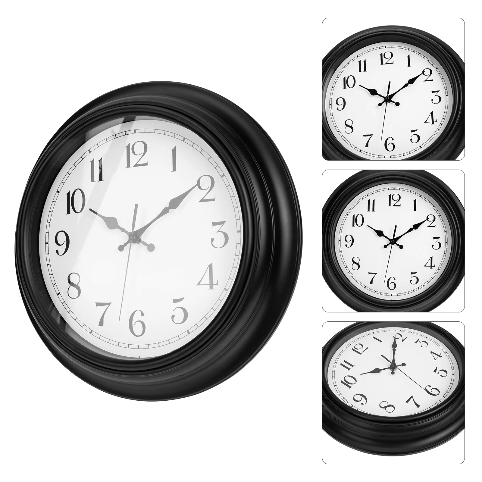 

Wall Clock Decorative Clocks Hanging Mute Decor Numbered Living Outdoor Room Home 3D Bedroom Novelty Waterproof Modern Digital