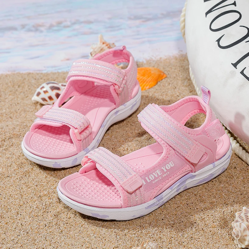 2023 New Summer Children Sandals Lightweight Girls Shoes Fashion Boys Shoes outdoors Sports Shoes Non-Slip Beach Kids Sandals