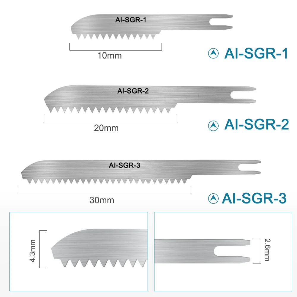 10 шт. стоматологические пилы для резки микрокостей возвращения 1 8 мм/3 градуса