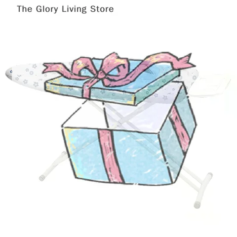 Термостойкий чехол для гладильной доски с цветочным принтом