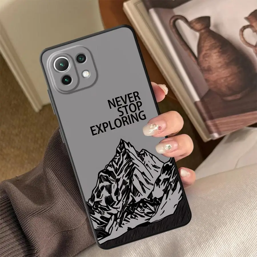 Чехол Line Mountain Peak для Xiaomi Mi 11 13 Lite 10T 12 12T Pro 14 11T 12X Funda Phone Cover (art.: 3920dad0cd645) - 3920dad0cd645