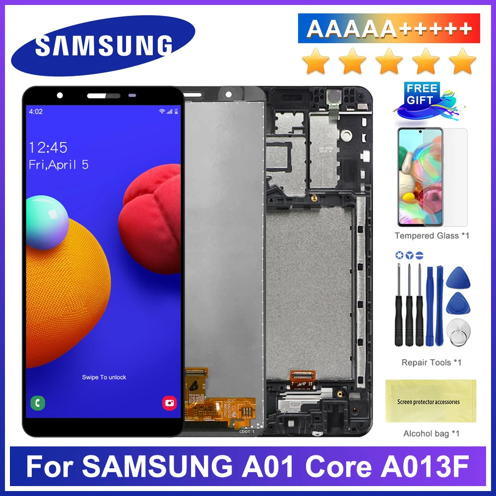 

5.3'' Original For Samsung galaxy A01 core LCD A013 A013F A013G A013M/DS LCD Display Touch Screen Digitizer Replace Assembly