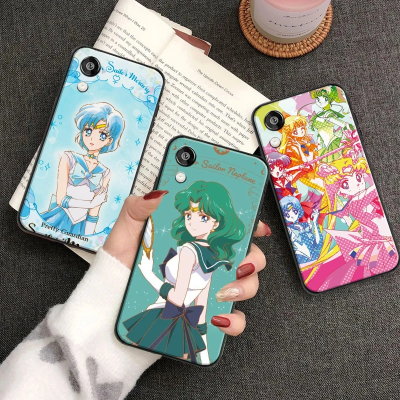 

Bandai Sailor Moon Anime For Huawei Y6 2019 Y9 2018 Y7 Y9 Prime 2019 Phone Case Black Liquid Silicon Soft Funda
