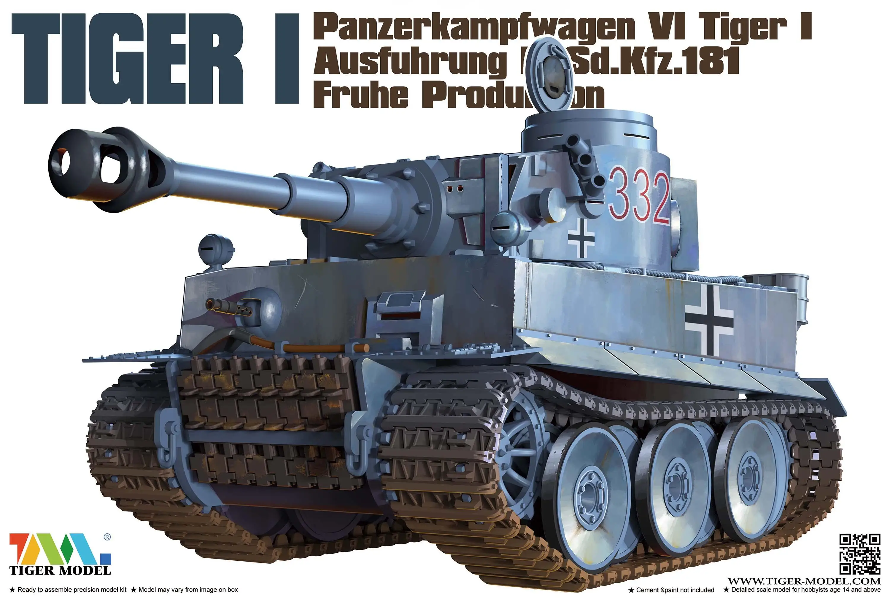 

Tiger Model 502 TIGER I Panzerkampfwagen VI Tiger I Ausfuhrung Sd.Kfz.181Fruhe