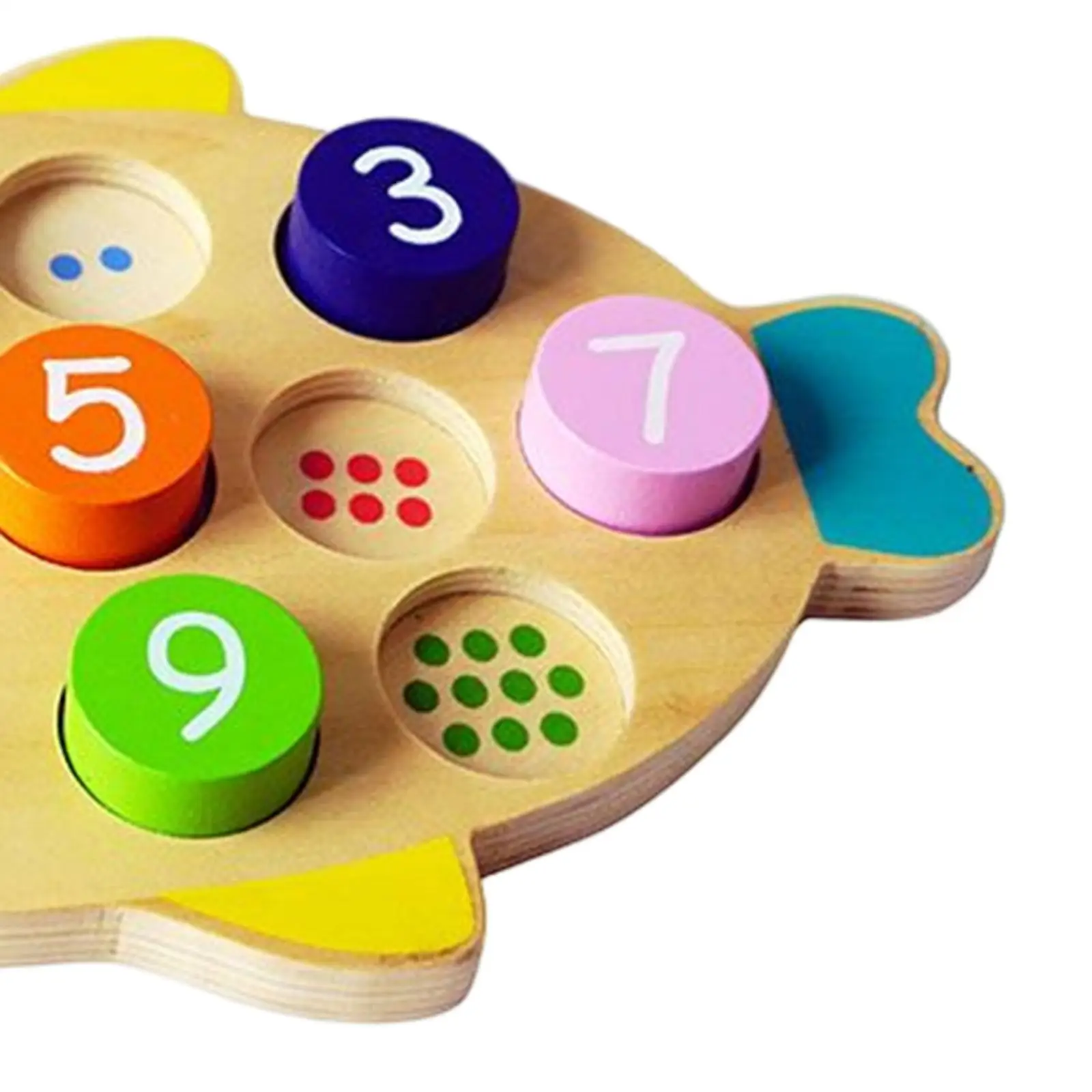

Montessori Wood Numbers Matching Puzzles Early Leaning Education Toy Mathematical Children Boy Girls Teaching Aid Kids