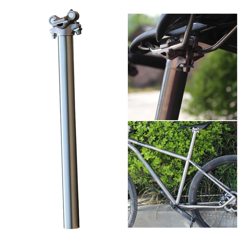 

Ultralight Titanium Alloy Bikeseatpost MTB Road Seatpost 31.6mm 27.2x350MM Bicycle Seat Tube Bicycle Parts