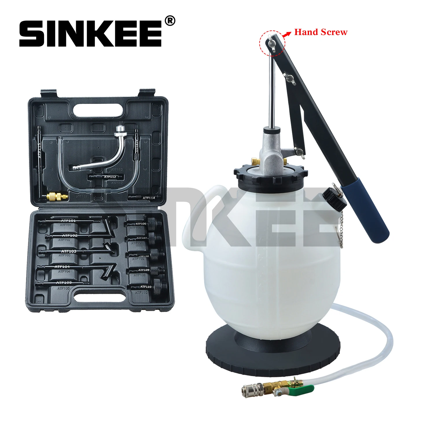 

7,5 л трансмиссионная жидкость, инструмент для заправки масла, ручной насос, система заправки масла, инструмент для замены масла