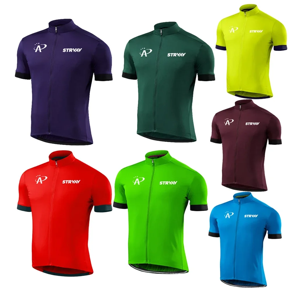 Трикотажная веломайка STRVAV быстросохнущая впитывающая пот майка для горного