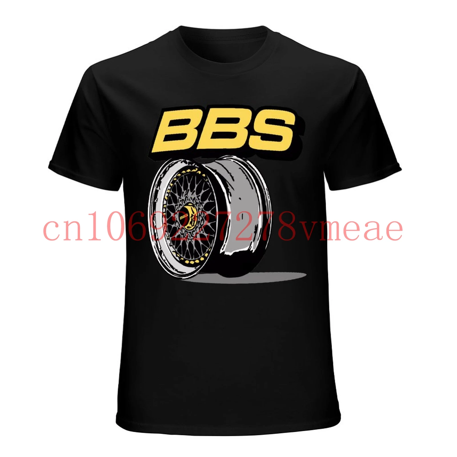 Мужская белая футболка с логотипом компании BBS Racing Gear
