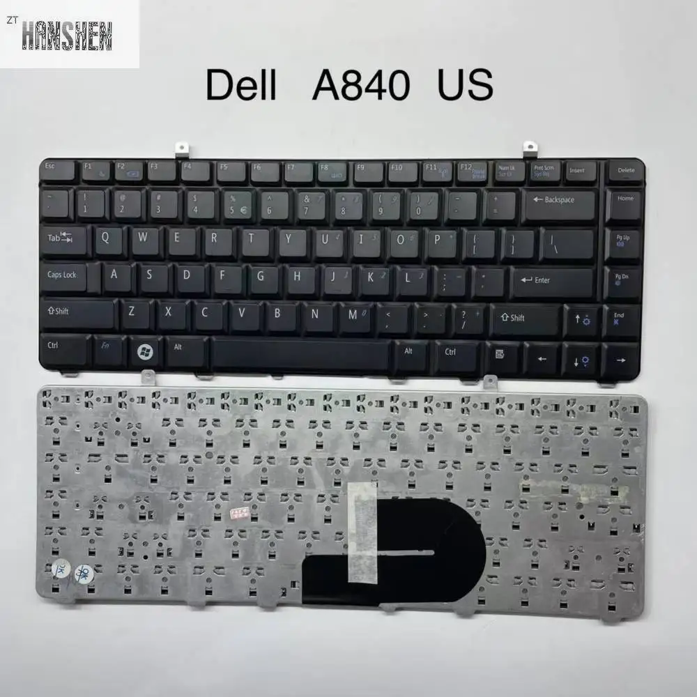 

NEW for Dell Vostro A840 A860 PP37L PV080925BS1 AEVM8U00210 NSK-DCK011088 1014 1015 PP37L PP38L R811H 0R811H Keyboard