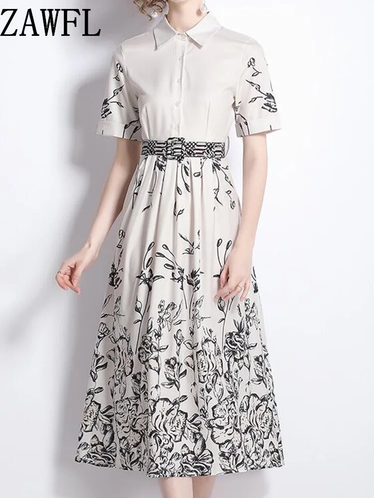 

Женское сексуальное вечернее платье ZAWFL с принтом граффити, платье-майка без рукавов с круглым вырезом, элегантное деловое Повседневное пла...