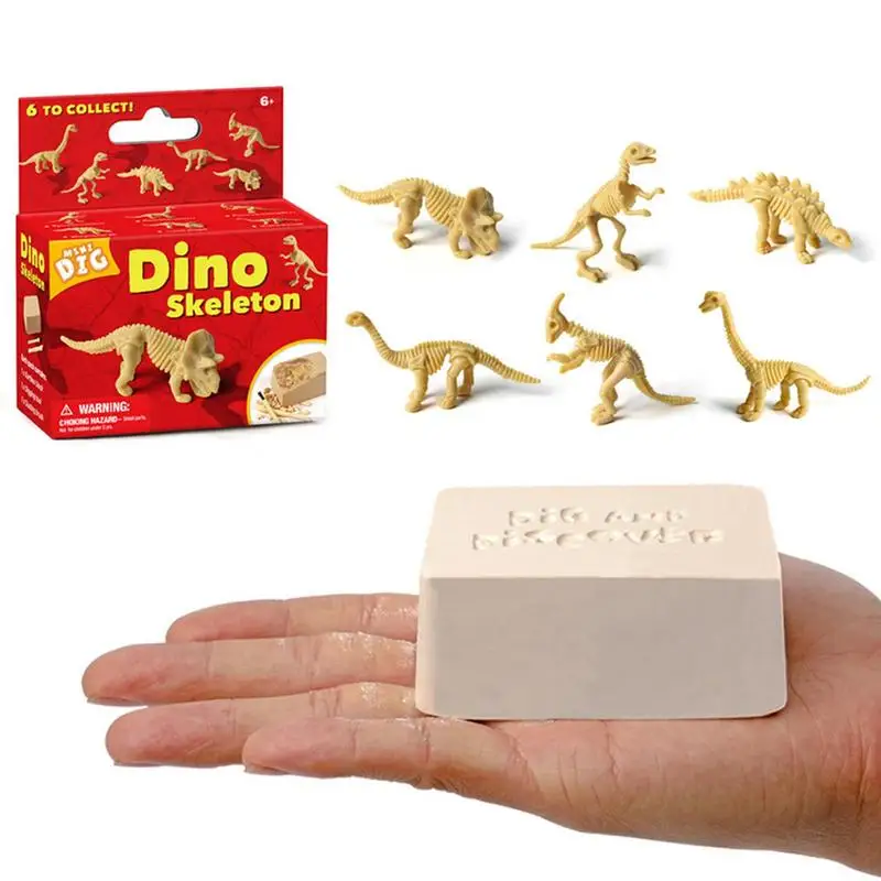 

Dinosaur Fossil Excavation Kits Education Archeology Exquisite Jurassic Toy Set Game Action Children Figure Skeleton Model Gift