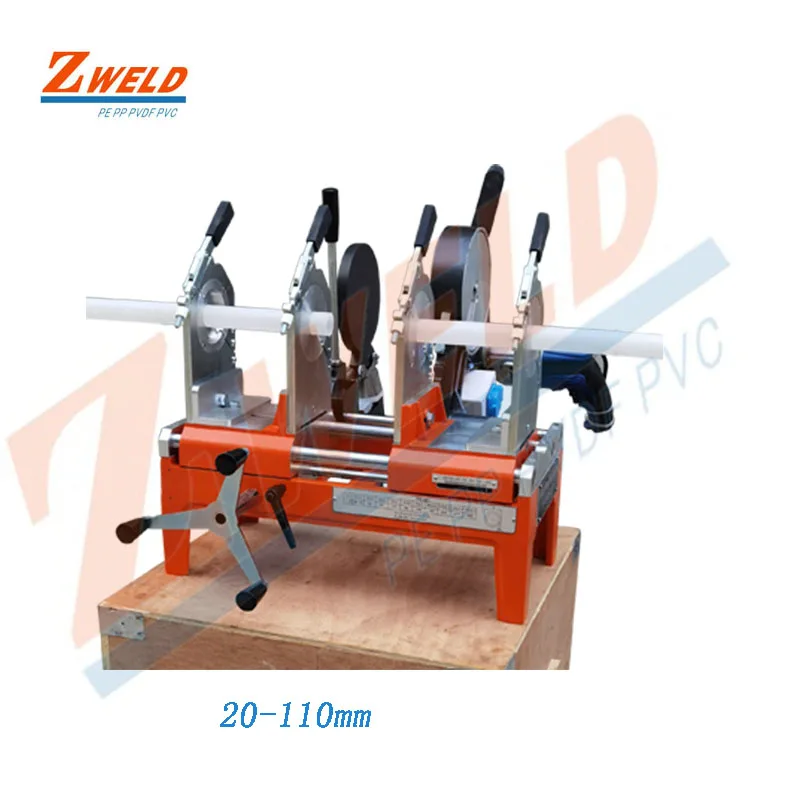 

mini 110 P PE 40-160mm pipe welding machine butt fusion machine Siphon drainage welder Thin-walled pipeline low pressure welder