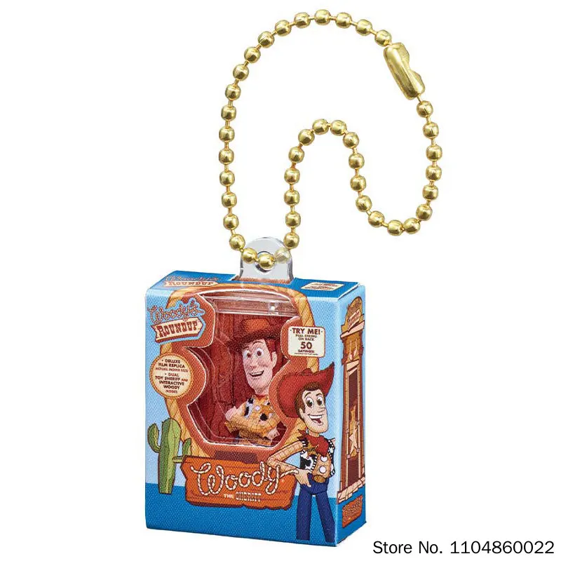 Фото Коллекционный брелок-подвеска Tomy Disney Toy Story Gashapon в коробке: Вуди, Джесси, Базз Лайтер, Зург. Украшение для сумки, подарок. №4