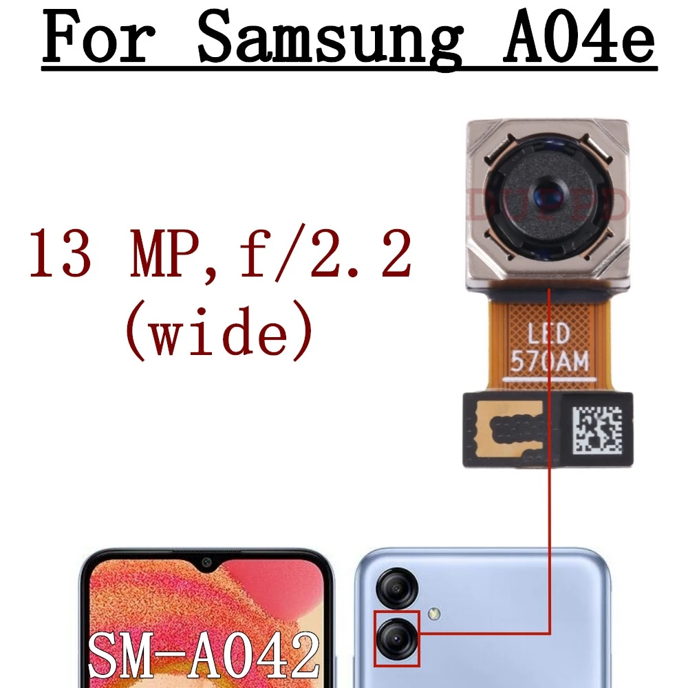 Передняя задняя камера для Samsung Galaxy A04e SM-A042F A042M часть широкая глубина модуль