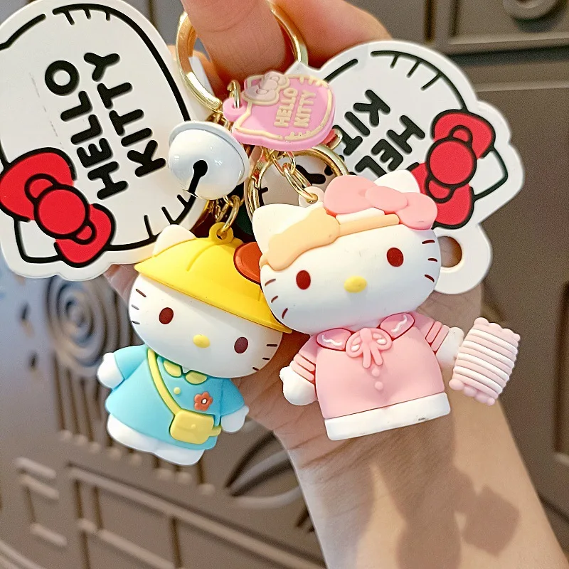 Sanrio Hello Kitty Kawaii аниме брелок-подвеска-держатель для ключей автомобильный брелок