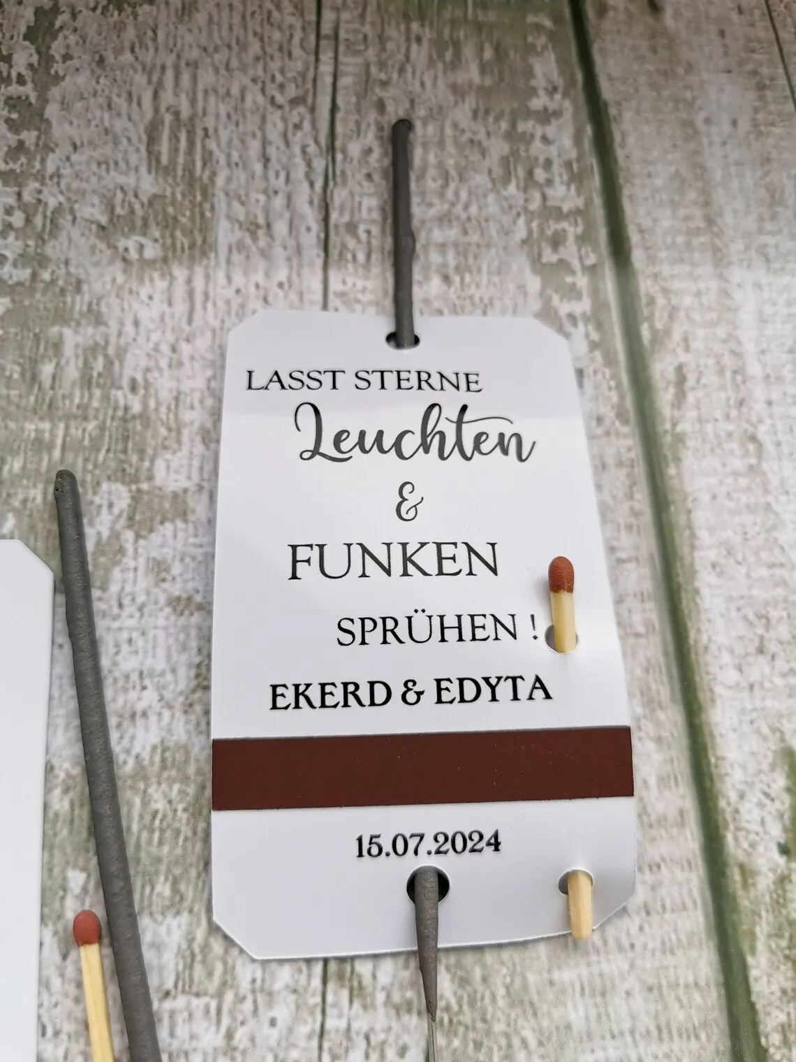 Фонарики для свадьбы персонализированные фонарики Let Love Sparkle WUNDERKERZEN-TAGS юбилейные