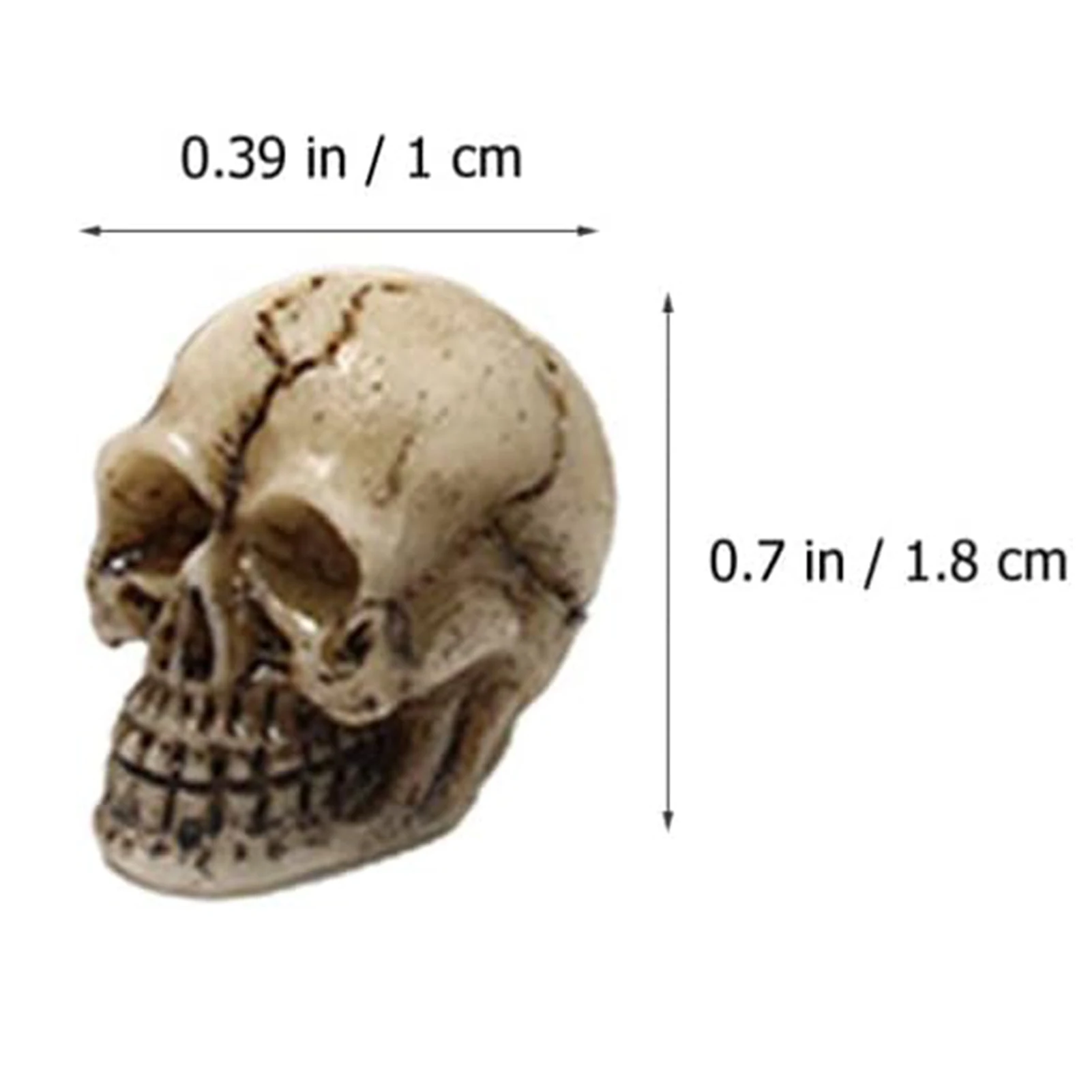 Мини-черепа из канифоли ACRDDK, набор из 20 штук