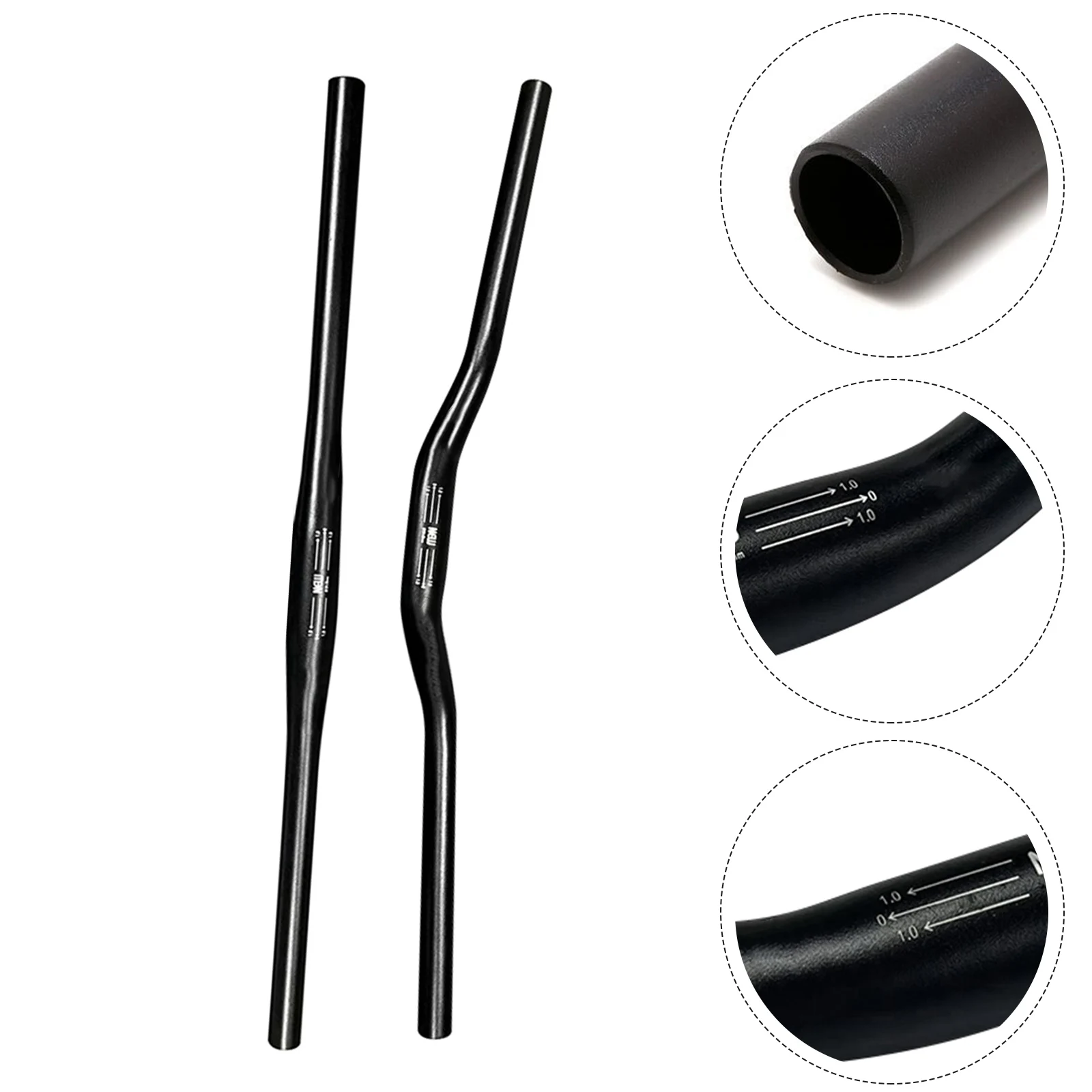 

31.8mm Bicycle Handlebar 620mm Bicycle Parts Downhill XC/DH Yan Handle Bar DB DB + 3D Ultralight Process Wear Resistance Parts