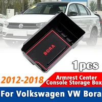 car center armrest plate organize storage box trims tray for volkswagen vw bora 2012 2013 2014 2015 2018 interior accessories