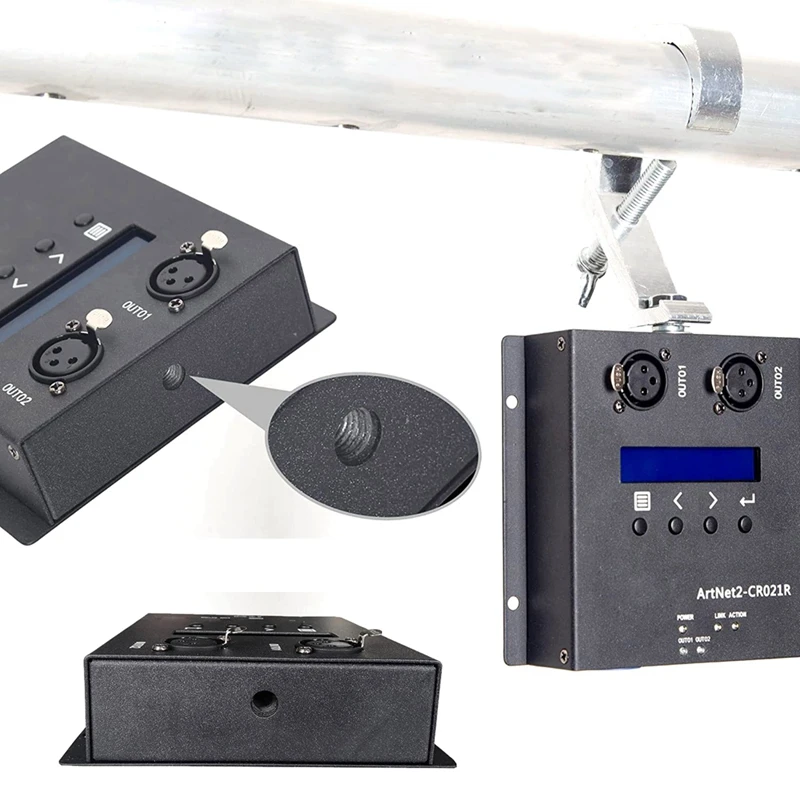 1 шт. Artnet DMX 512 Ethernet интерфейс контроллера освещения 2 конвертера Touch MA2 вилка