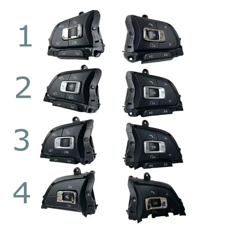 Подходит для Golf 7 mk7 многофункциональная верхняя крышка кнопки рулевого колеса 5G0