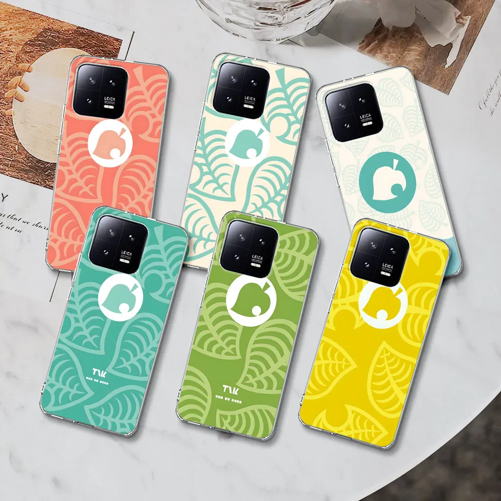 Чехол Cartoon Animal Crossing для Xiaomi Mi A2 11T 12 12X 13 9 CC9 10T 11 9T 12T A3 CC9E 10 11i 5X Прозрачный чехол из