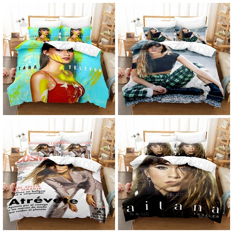 

Набор из пододеяльника и постельного белья с 3D-принтом