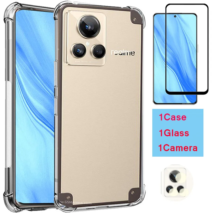 

1PCS Airbag Case For Realme GT2 Explorer Master Coque Realme GT 2 Pro Clear Cases Realme GT Master Edition Shockproof Original Case Realme GT2 Back Cover Realmi GT 2Pro Camera Protector Realmi GT 2 Explorer Master Case