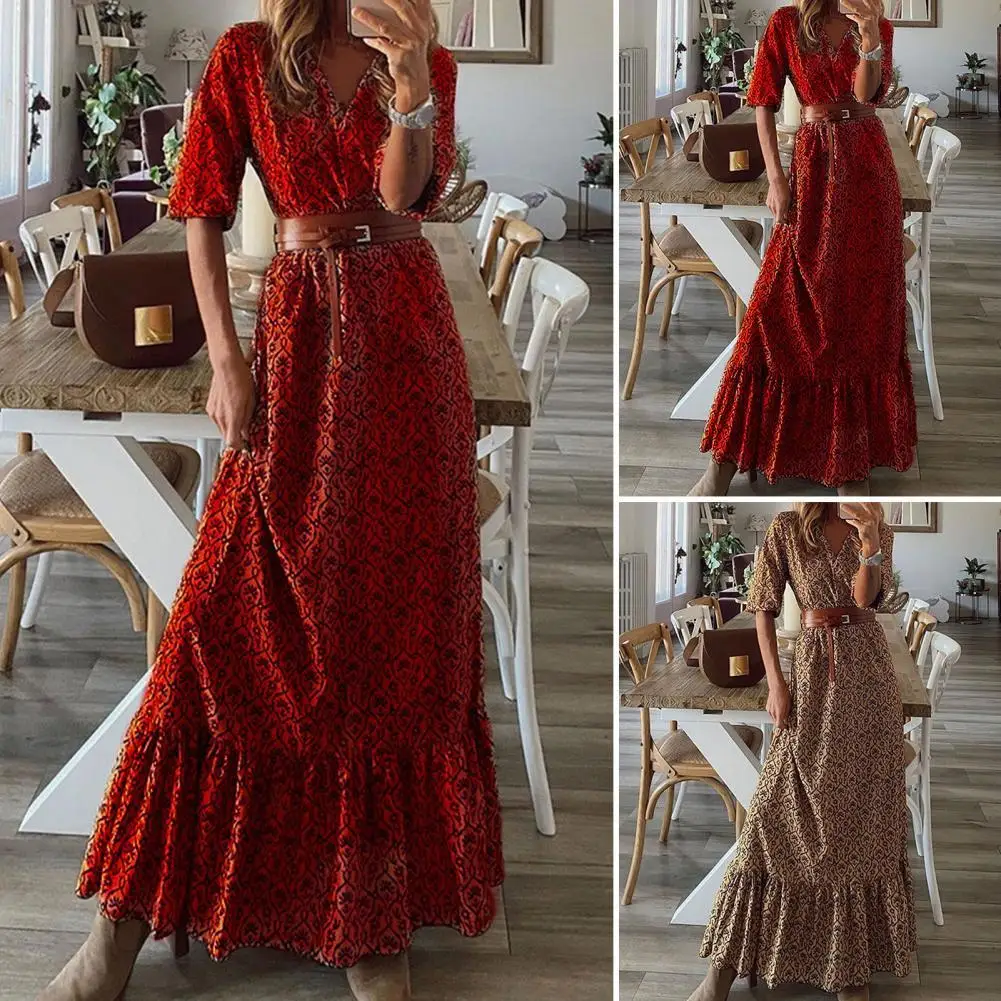 

Винтажное Длинное Платье Макси