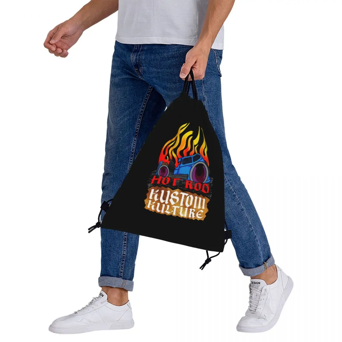 Рюкзаки Hot Rod Kustom Kulture, модные сумки на шнурке, сумки для хранения, сумки для книг для мужчин, женщин, студентов (art.: 3920db07a1bb7) - 3920db07a1bb7