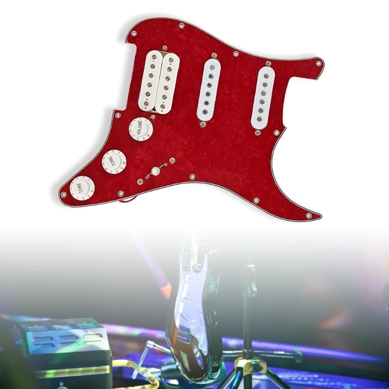 

Scratch Plate Preloaded SSH Pickups Prewired Pick Guards Loaded Single Coil
