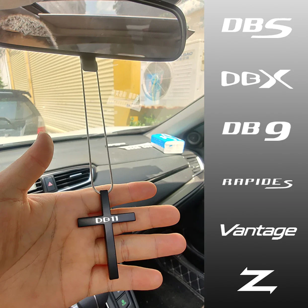 Металлическое Автомобильное Зеркало Заднего Вида Орнамент Для Aston Martin AMR CYGNET DBS DBX