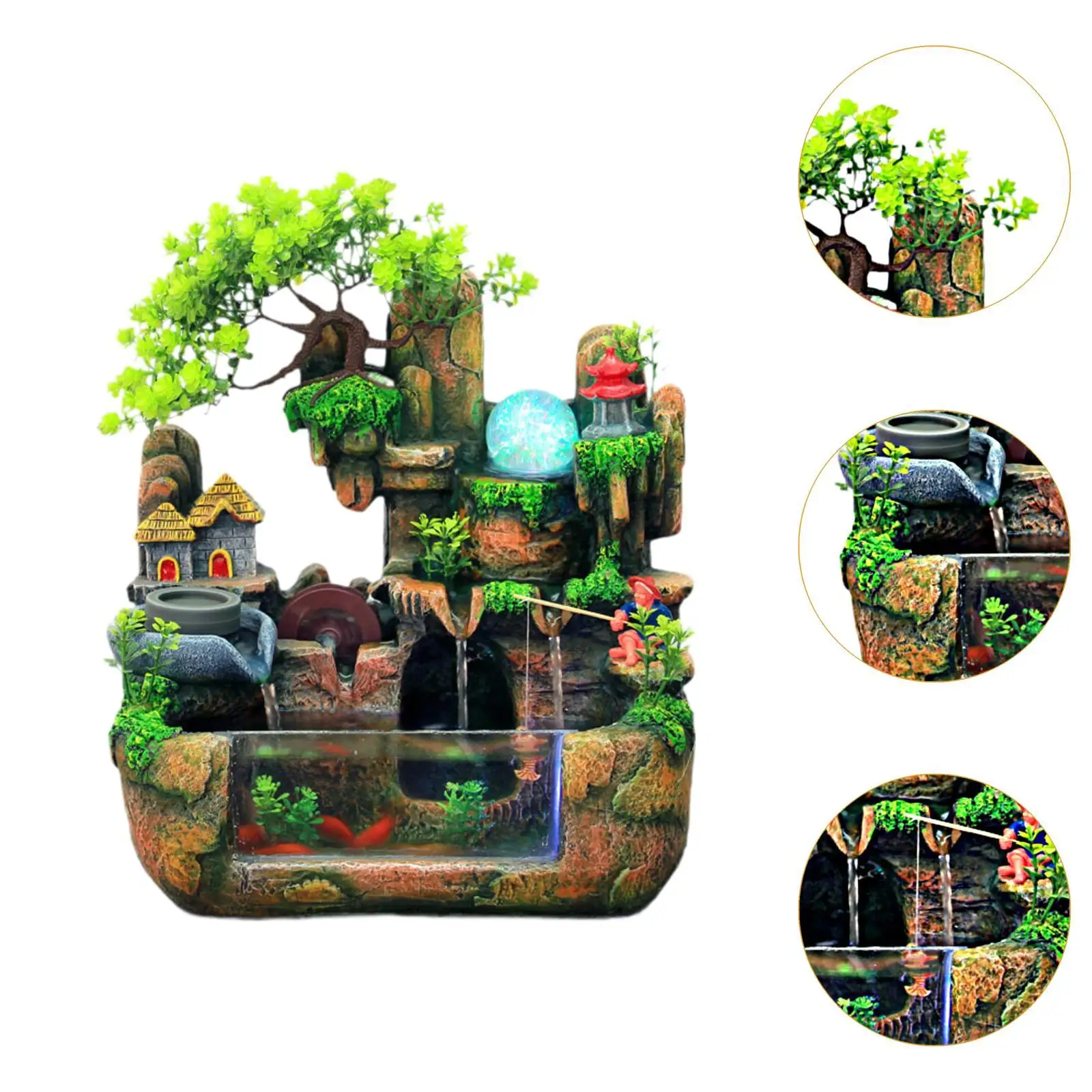 Настольный фонтан для релаксации в помещении