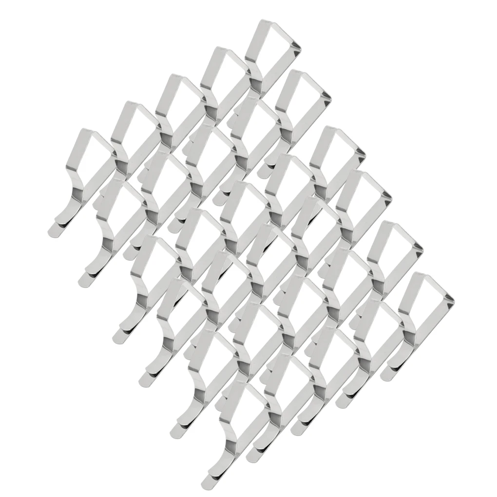 

Stainless Steel Tablecloth Clamp Set Easy Fixing And Convenient To Save Space Good Resilience