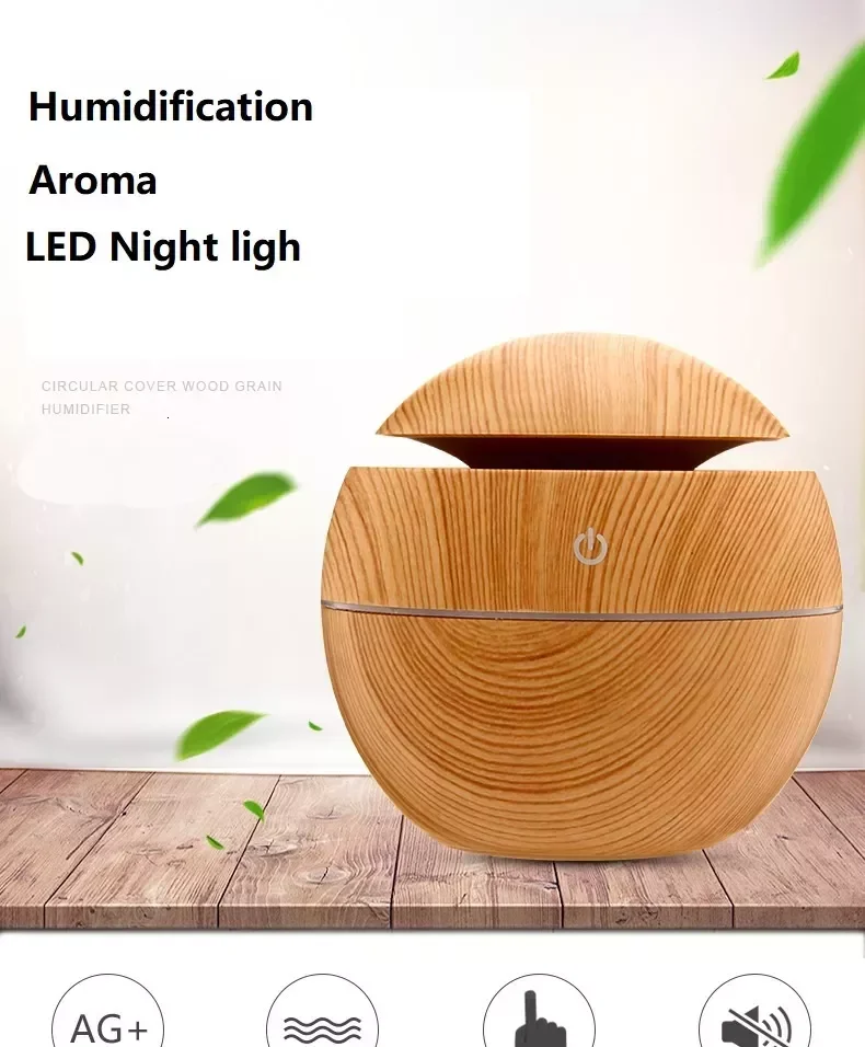 

NEW2023 Aroma Essential Oil Diffuser Ultrasonic Cool Mist Air Humidifier Purifier 7 Colors Change LED Night light for Office Hom