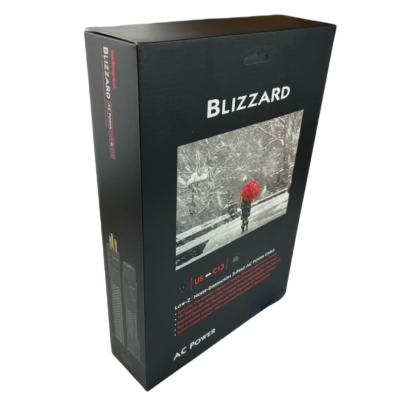 Кабель питания Blizzard с настоящим концентрическим сердечником высокой чистоты США