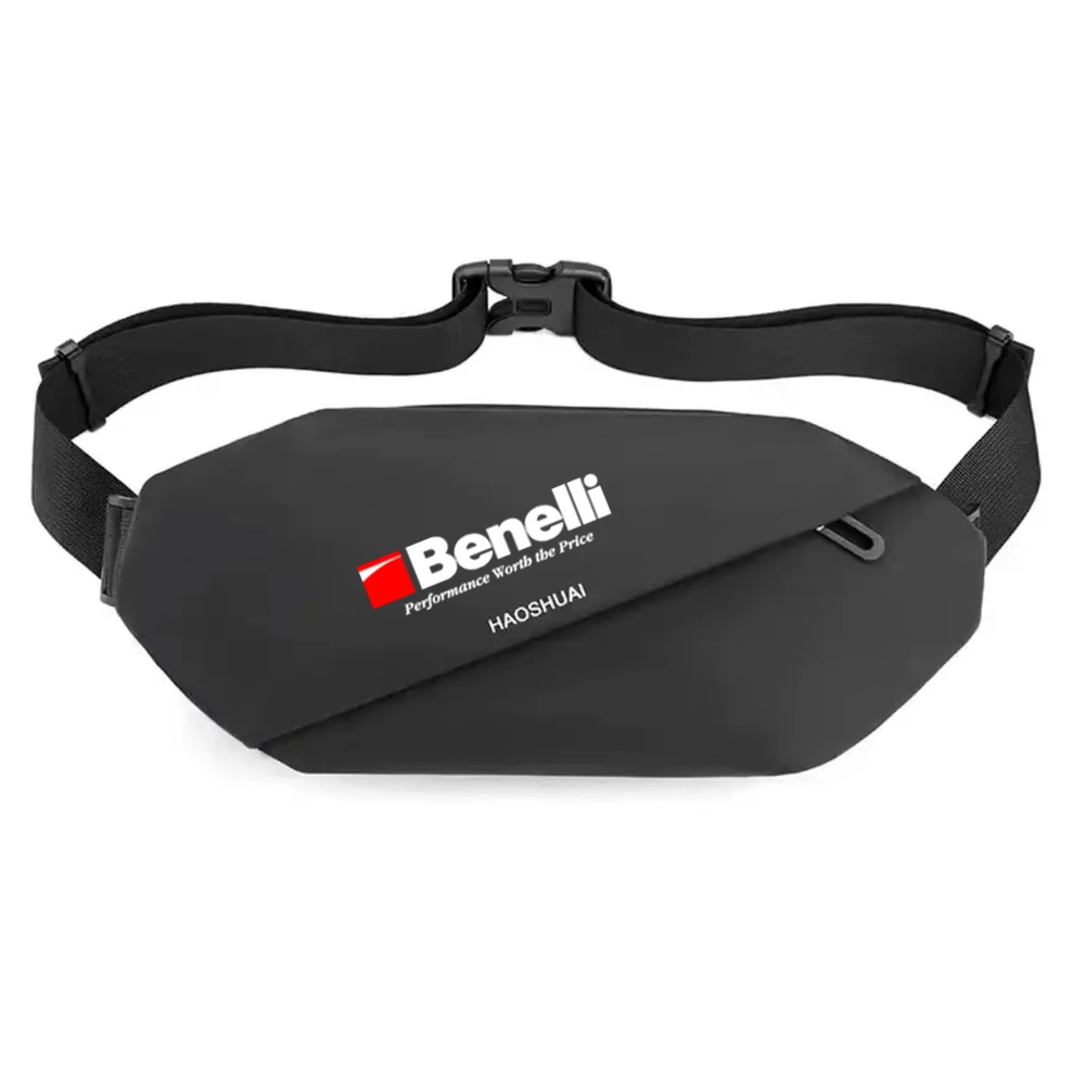 FOR Benelli Shotguns Logo Motorcycle 2023 new men's fashion multifunctional waterproof cross-body bag men's chest bag